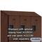 Salsbury Industries 3 Tier Designer Locker, 54"Wx76"Hx24"D, 9 Door, Mahogany 18-23364MAH - alternate 4